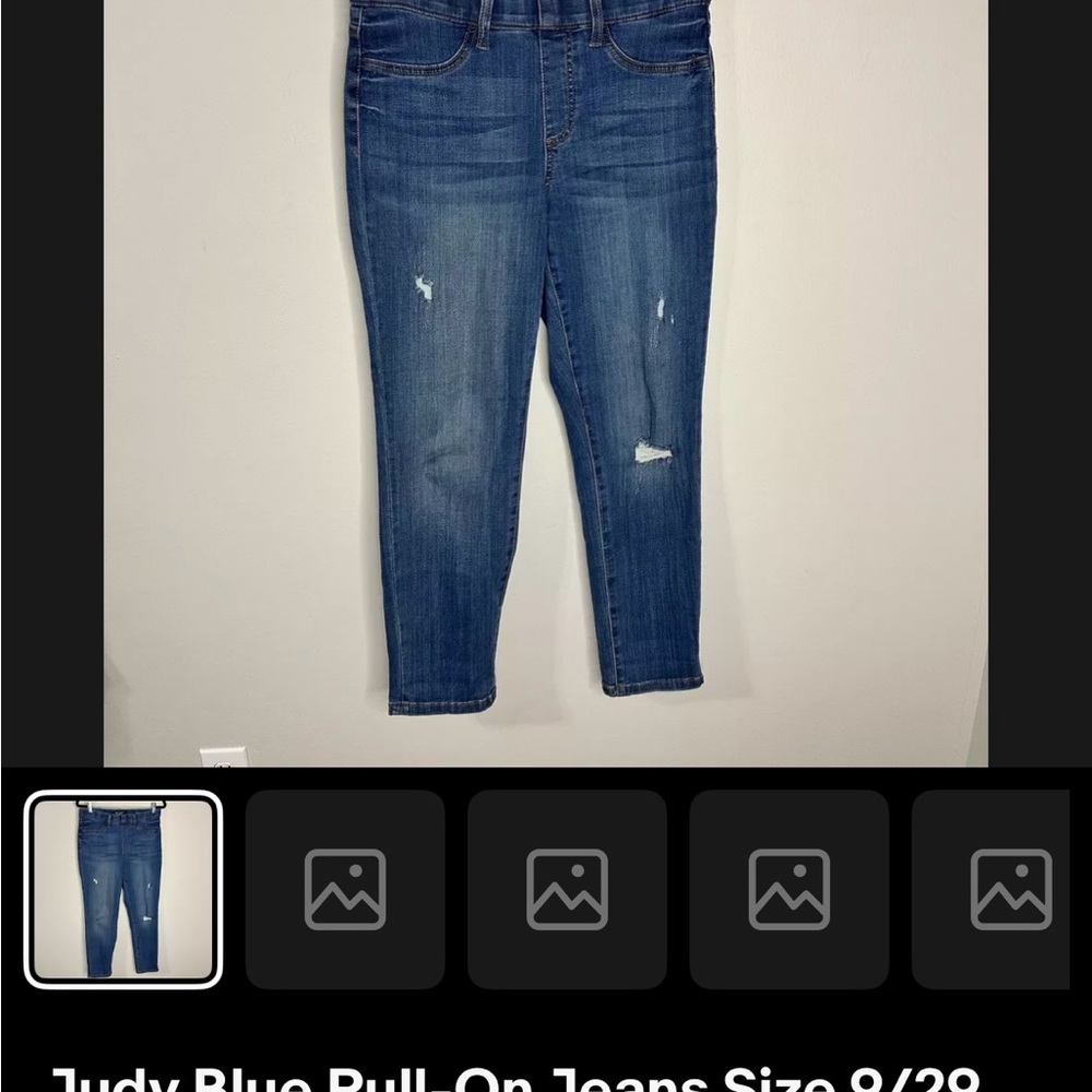 Judy Blue Women's Blue Jeans 9/29 Boyfriend